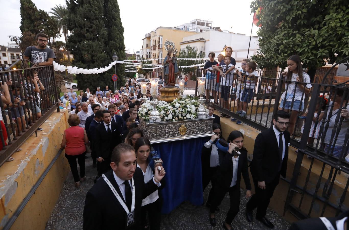 El encuentro de la Virgen de la Fuensanta con San Rafael, en imágenes