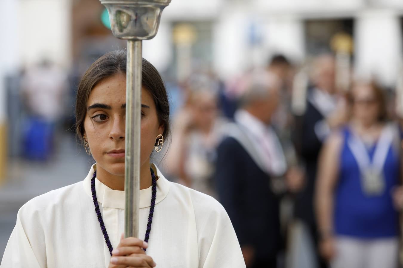 El encuentro de la Virgen de la Fuensanta con San Rafael, en imágenes