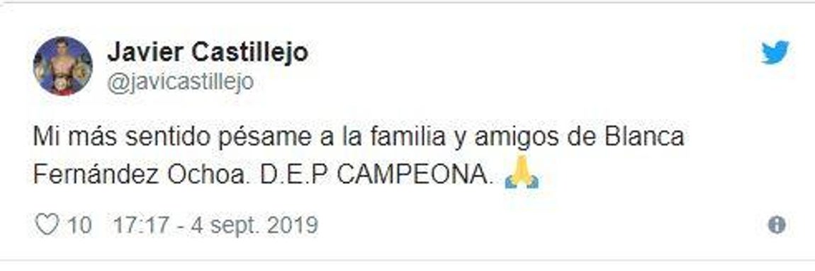 Los famosos se vuelcan en redes tras la muerte de Blanca Fernández Ochoa