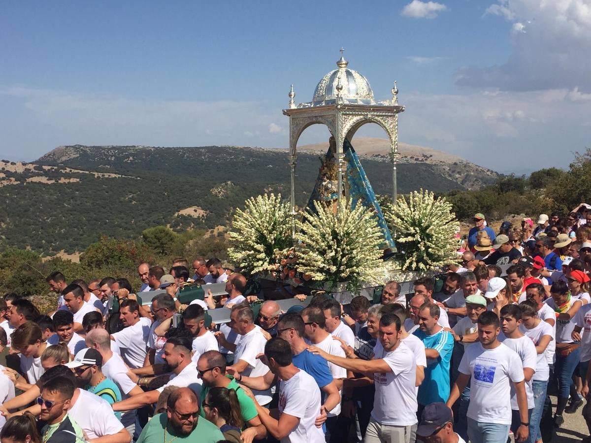 La «Bajá» de la Virgen de la Sierra, en imágenes