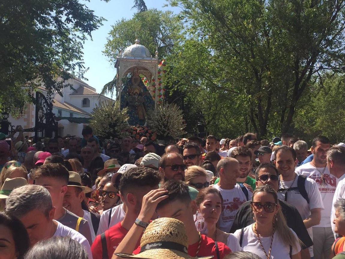 La «Bajá» de la Virgen de la Sierra, en imágenes