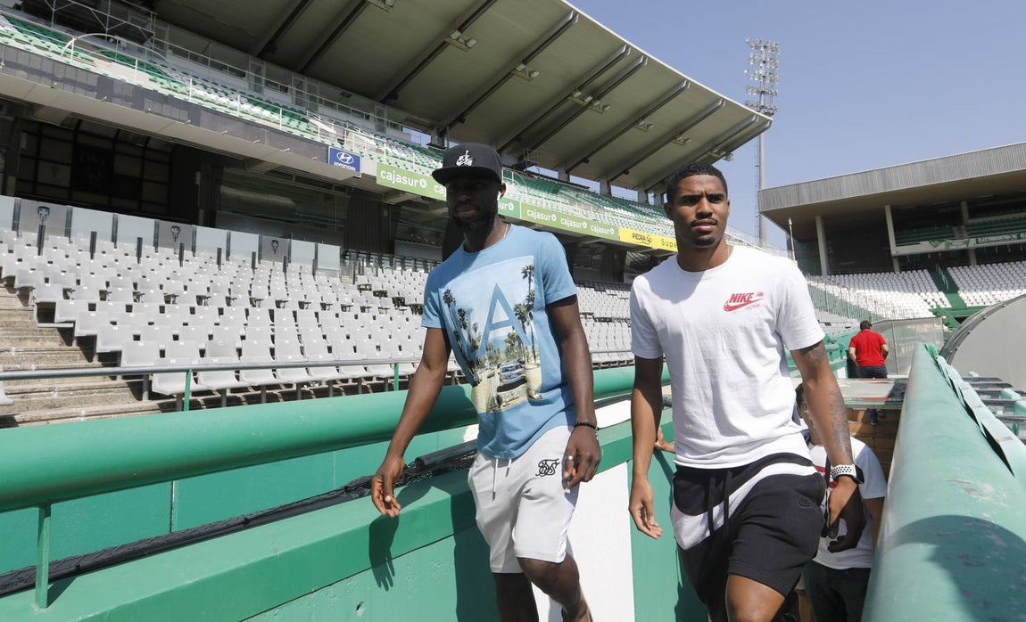 La presentación de Owusu y Novaes en el Córdoba CF, en imágenes