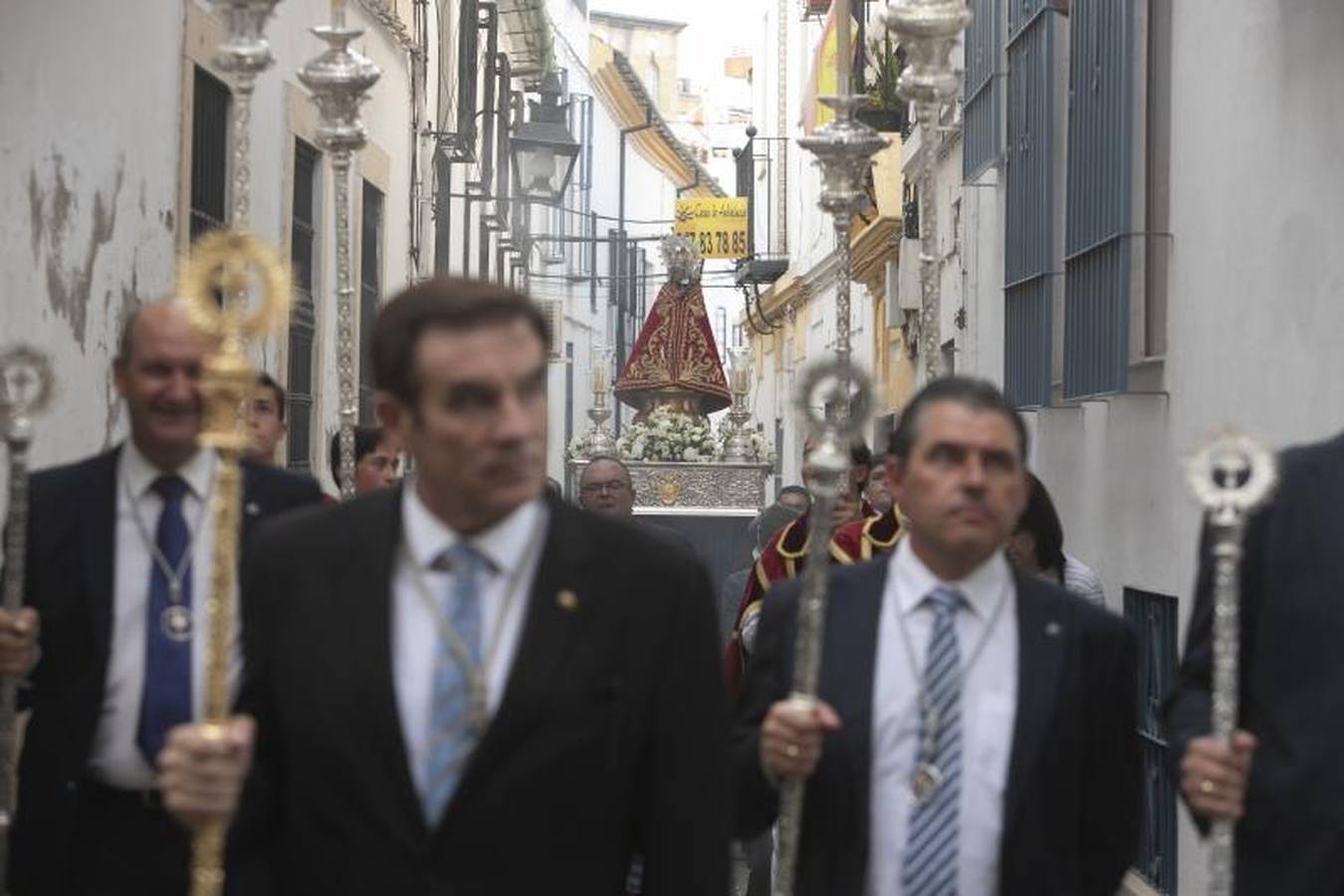 El traslado de la Virgen de la Fuensanta de Córdoba, en imágenes