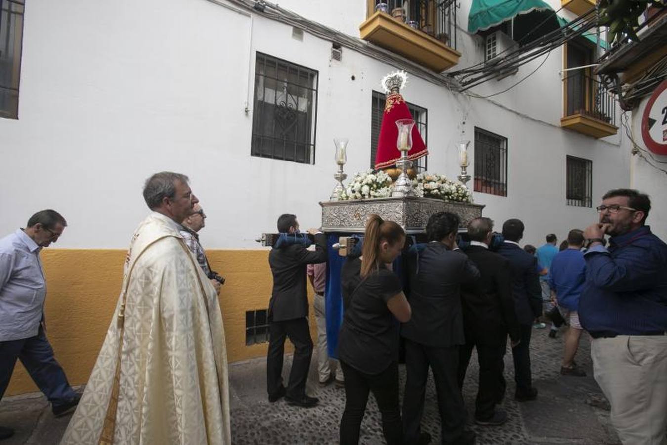 El traslado de la Virgen de la Fuensanta de Córdoba, en imágenes