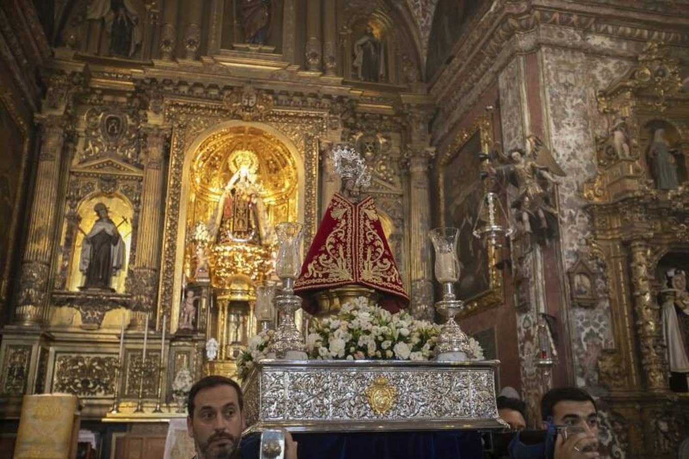 El traslado de la Virgen de la Fuensanta de Córdoba, en imágenes