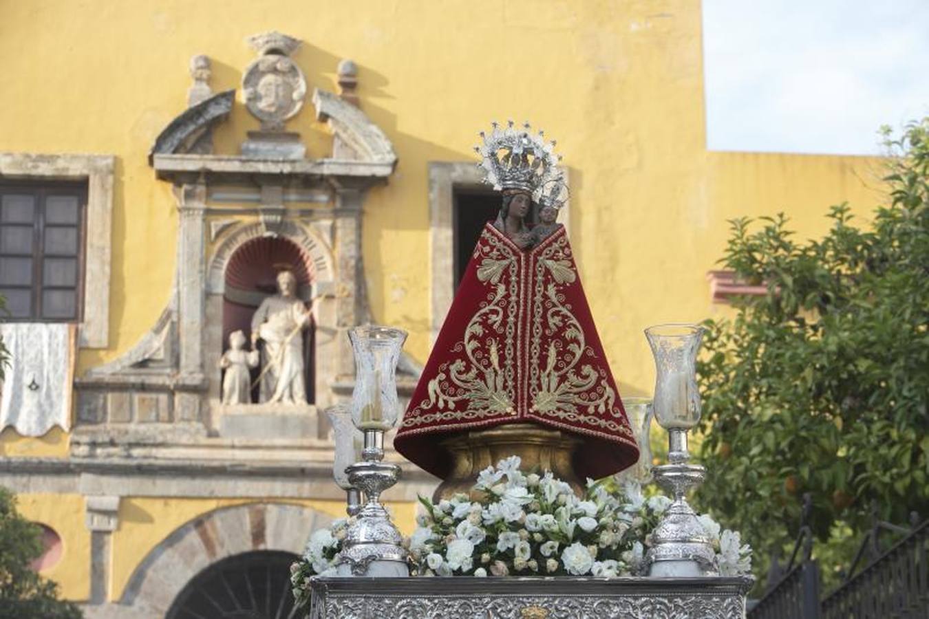 El traslado de la Virgen de la Fuensanta de Córdoba, en imágenes