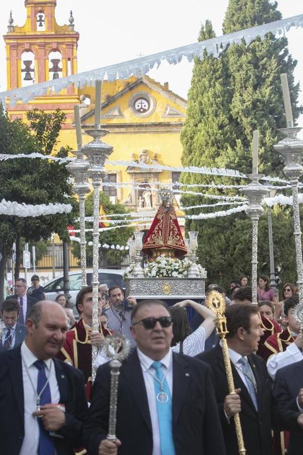 El traslado de la Virgen de la Fuensanta de Córdoba, en imágenes