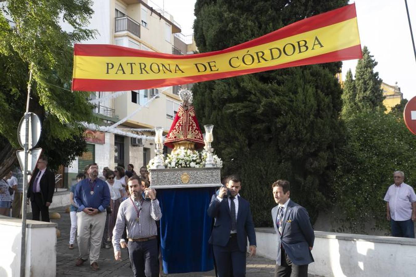 El traslado de la Virgen de la Fuensanta de Córdoba, en imágenes