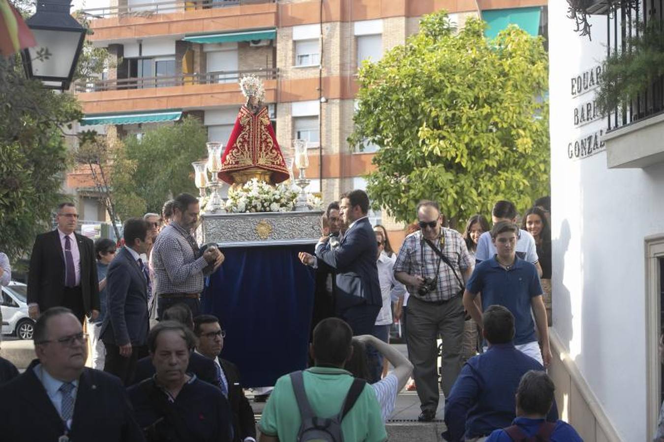 El traslado de la Virgen de la Fuensanta de Córdoba, en imágenes