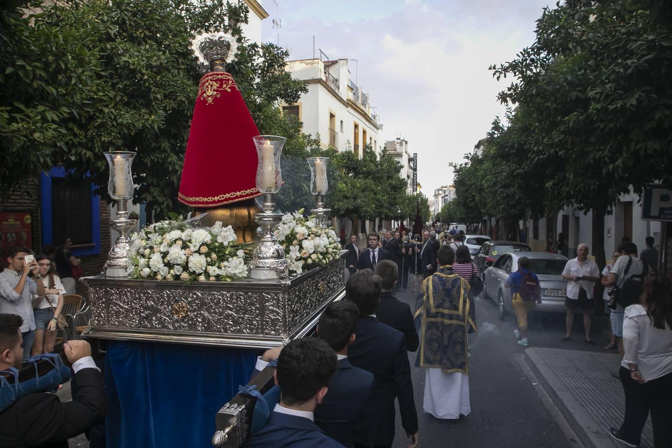 El traslado de la Virgen de la Fuensanta hasta el Campo de la Verdad, en imágenes