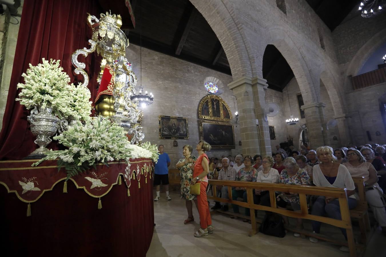 La misa de la Fuensanta, en imágenes