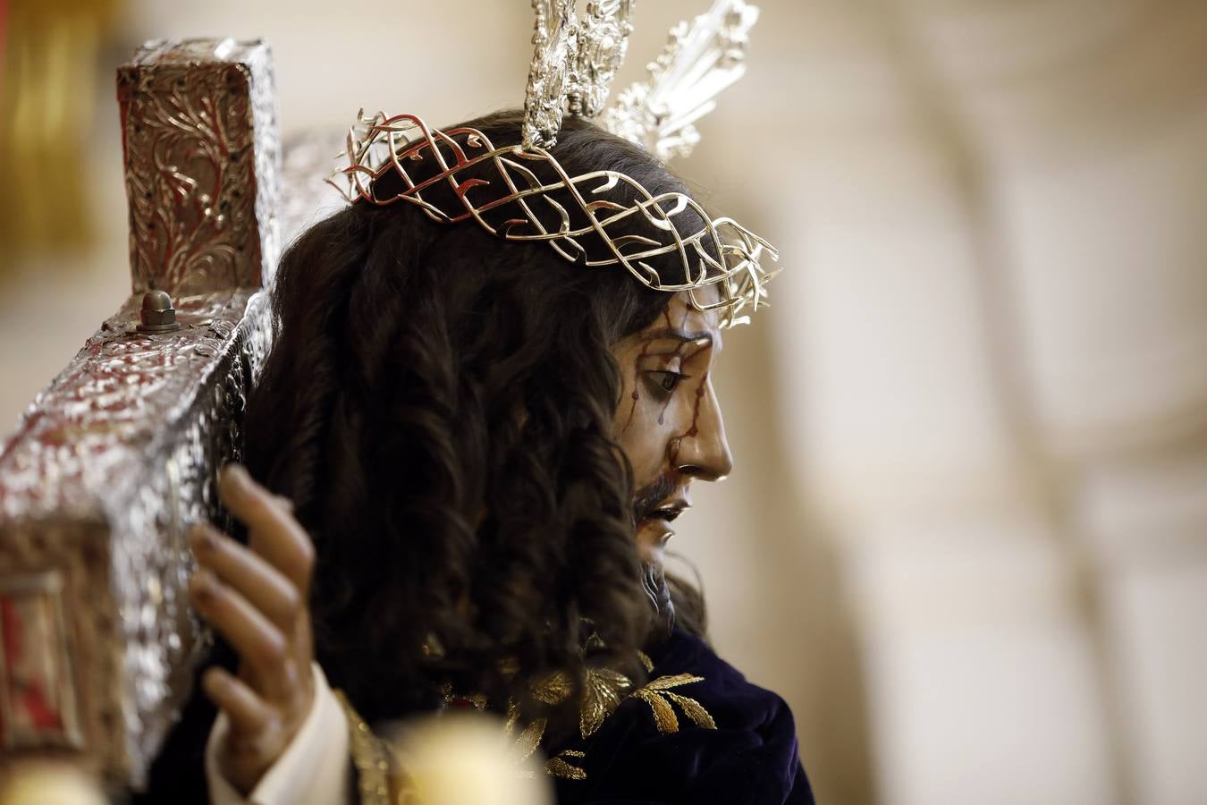 En imágenes, los Nazarenos de Rute y Palma del Río esperan la magna de Córdoba