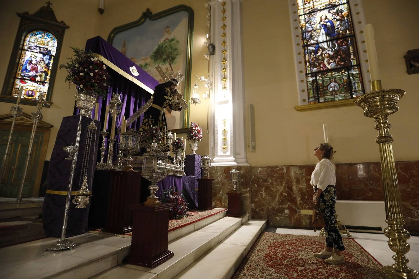 En imágenes, los Nazarenos de Rute y Palma del Río esperan la magna de Córdoba