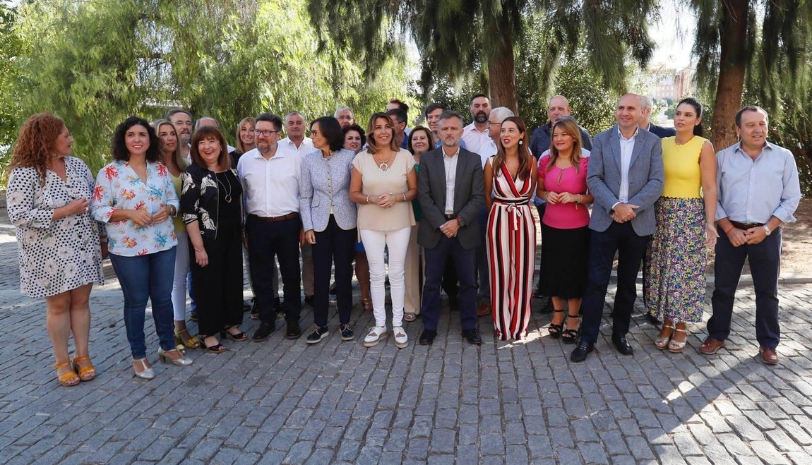 Las primeras imágenes de Susana Díaz tras anunciar su embarazo