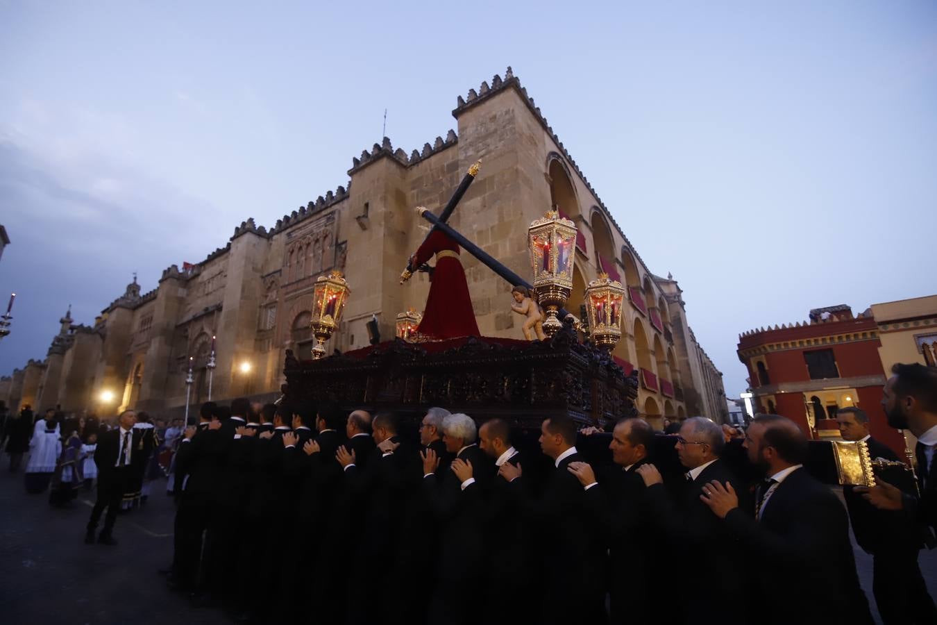 La magna en el itinerario oficial, en imágenes