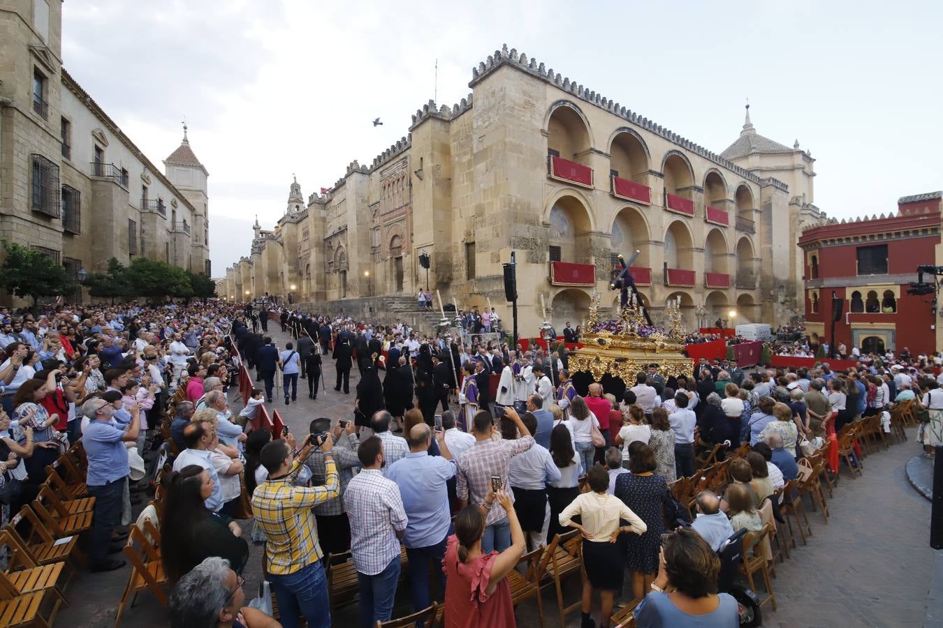 La magna en el itinerario oficial, en imágenes