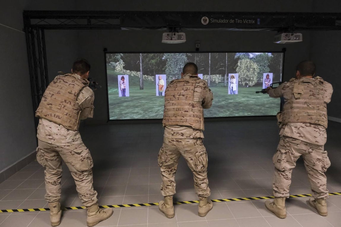 Fotos: galería y simulador de tiro del Tercio de Armada