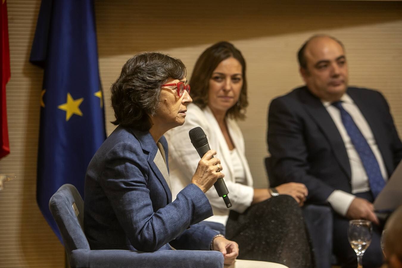 La charla de los alcaldes de Córdoba en el Colegio de Abogados, en imágenes