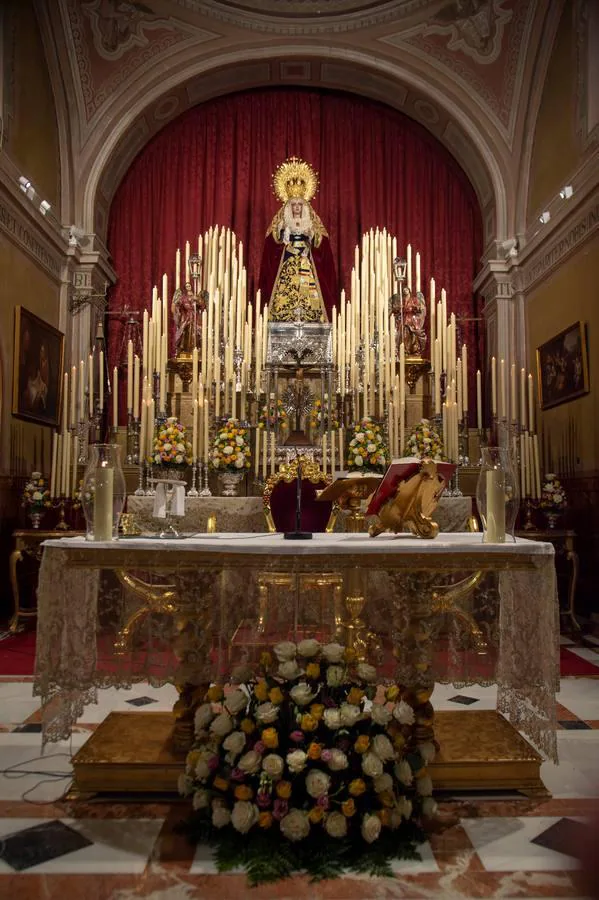 El histórico altar de la Virgen de las Mercedes