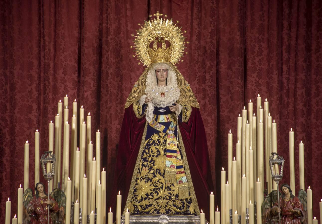 El histórico altar de la Virgen de las Mercedes