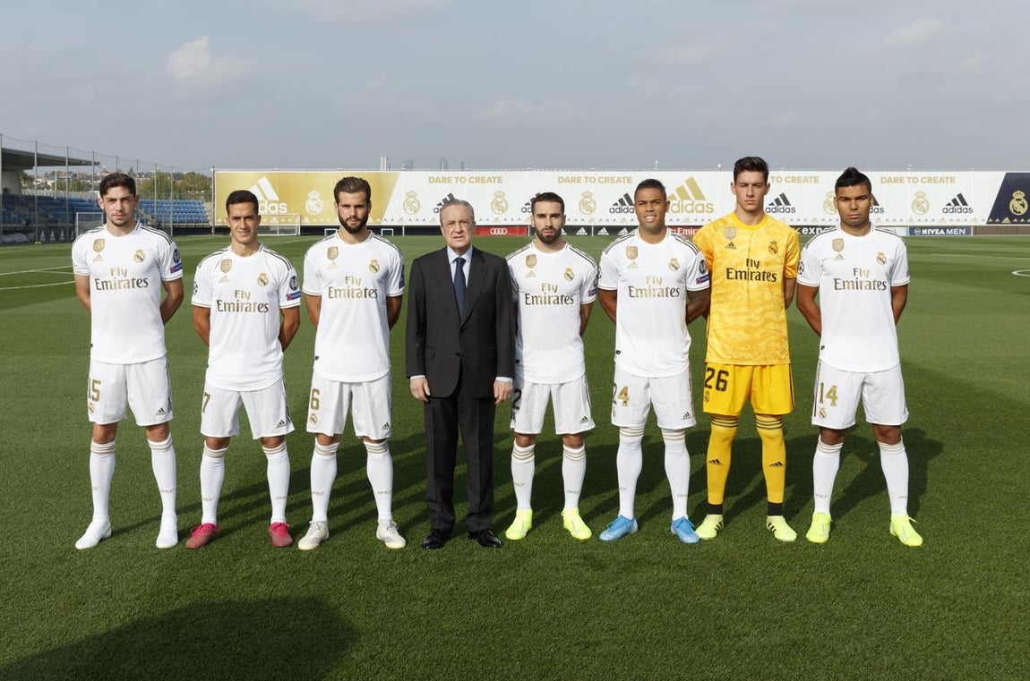 Presidente y canteranos. 