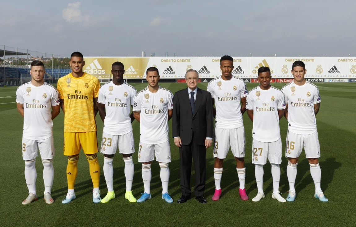 Florentino Pérez y las novedades del verano. 