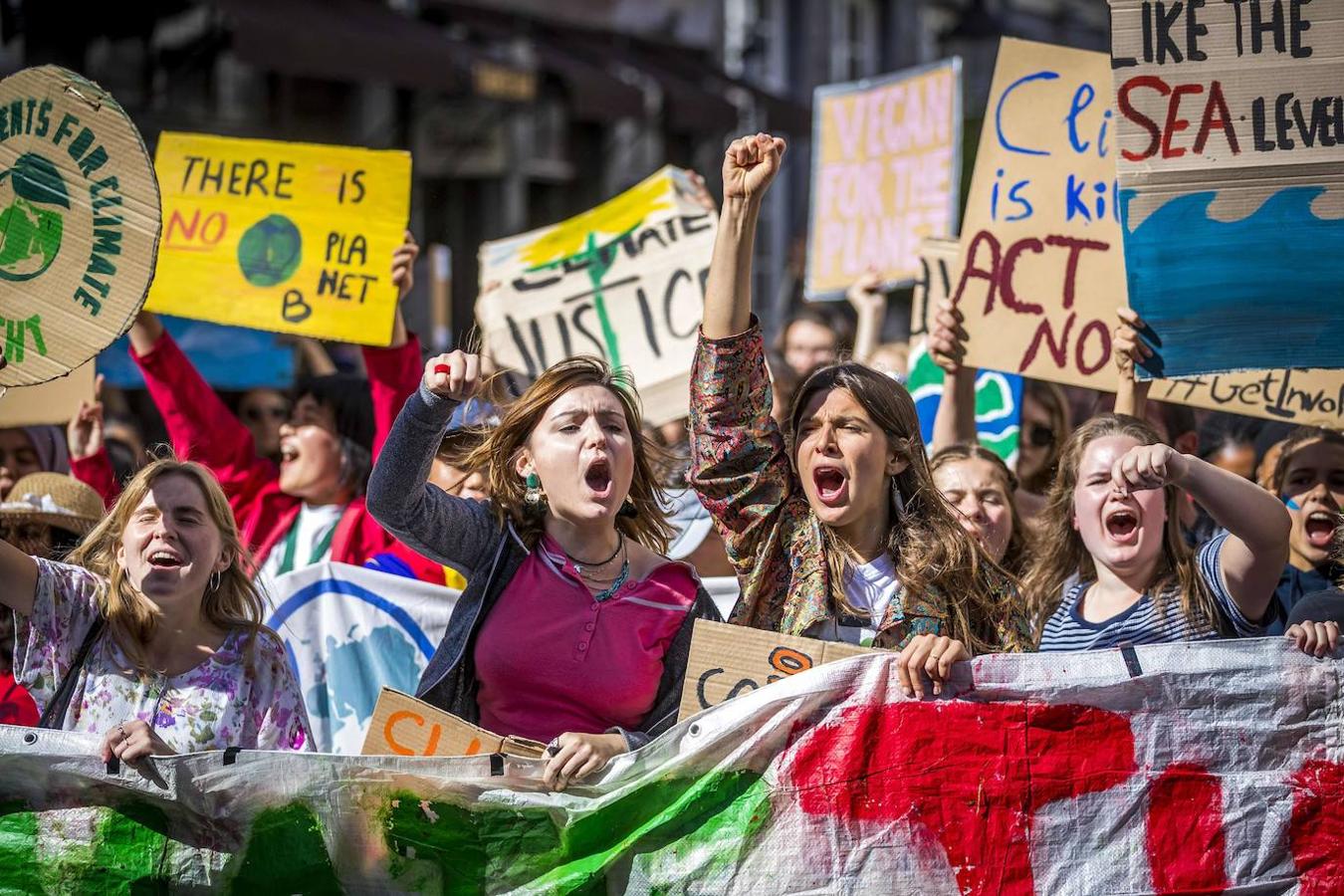 Protestas en Maastricht, Holanda.. 