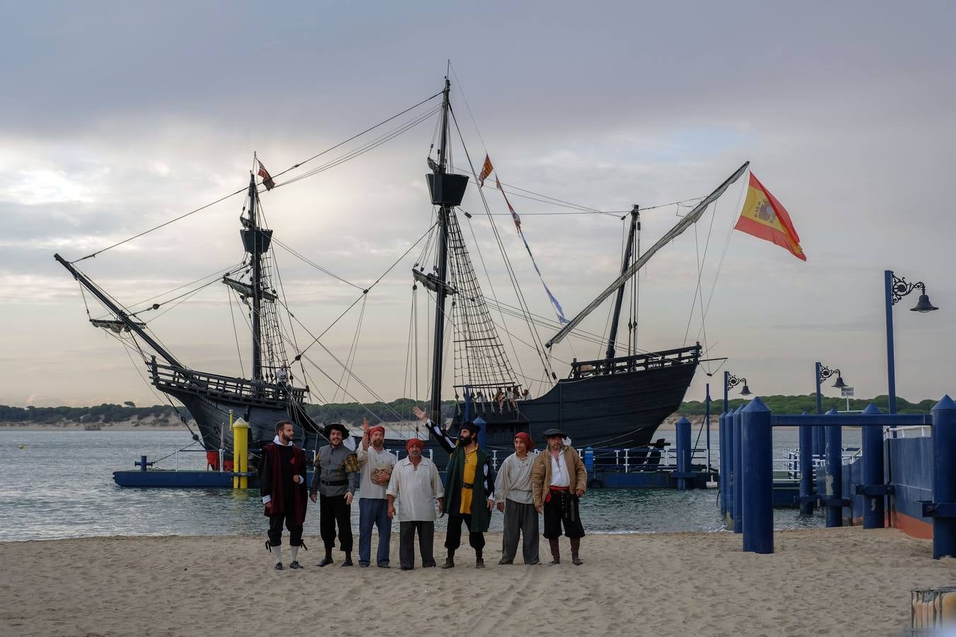 En imágenes, actos conmemorativos de la salida de Magallanes desde Sanlúcar