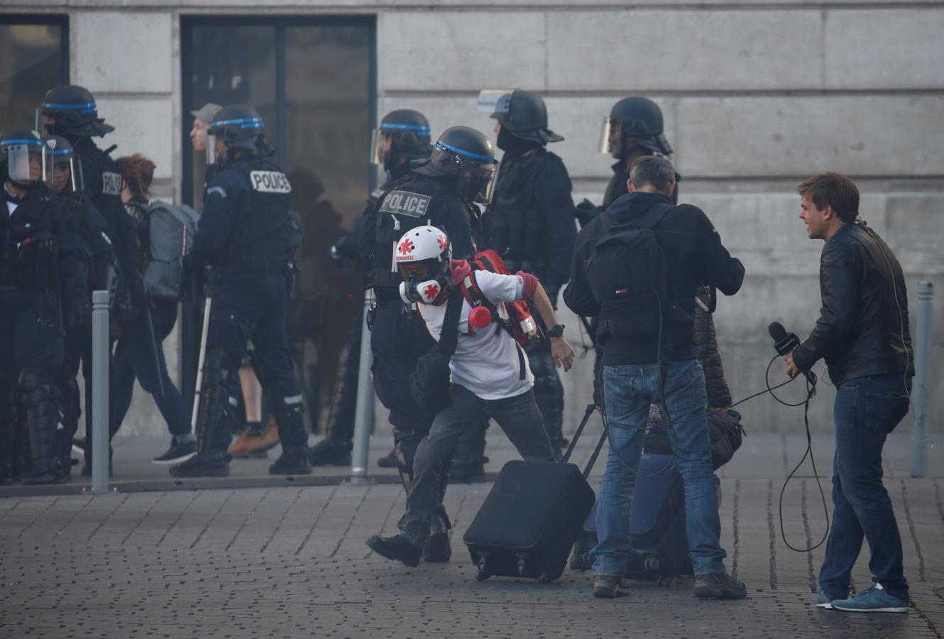 Las protestas de los chalecos amarillos, en imágenes