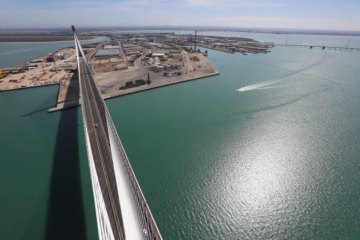 El segundo puente de Cádiz cumple este martes cuatro años de su inauguración