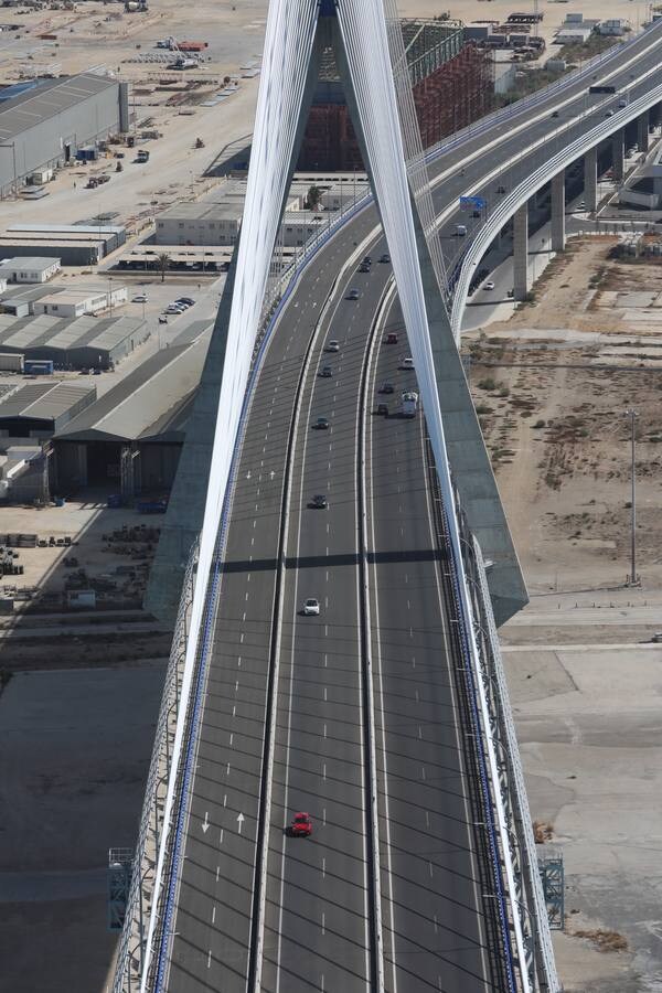 El segundo puente de Cádiz cumple este martes cuatro años de su inauguración