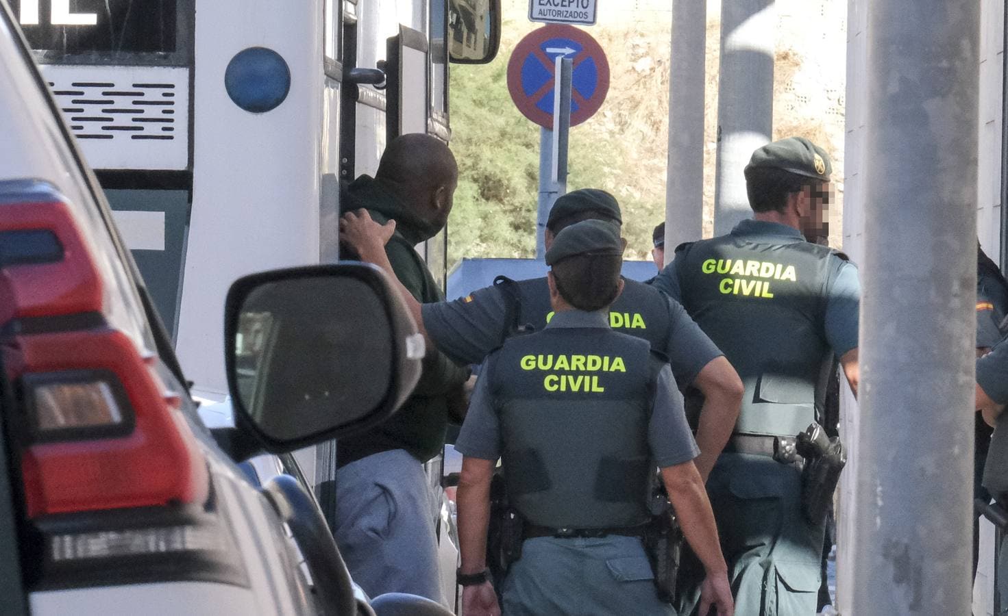 FOTOS: Los detenidos por el ajuste de cuentas de Chipiona, ante la Justicia