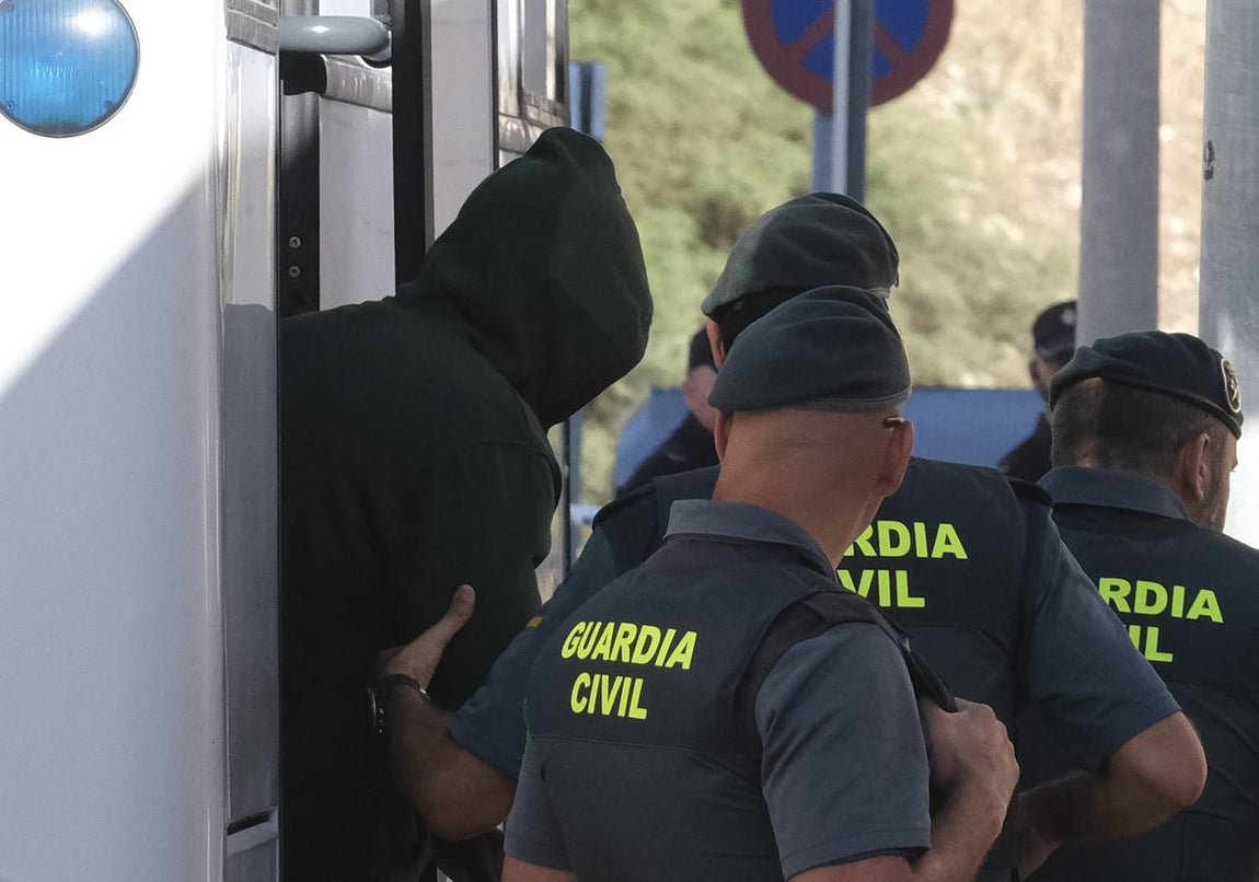 FOTOS: Los detenidos por el ajuste de cuentas de Chipiona, ante la Justicia