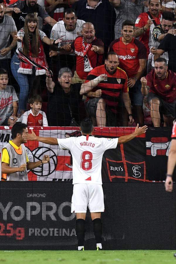 En imágenes, la victoria del Sevilla FC ante la Real Sociedad