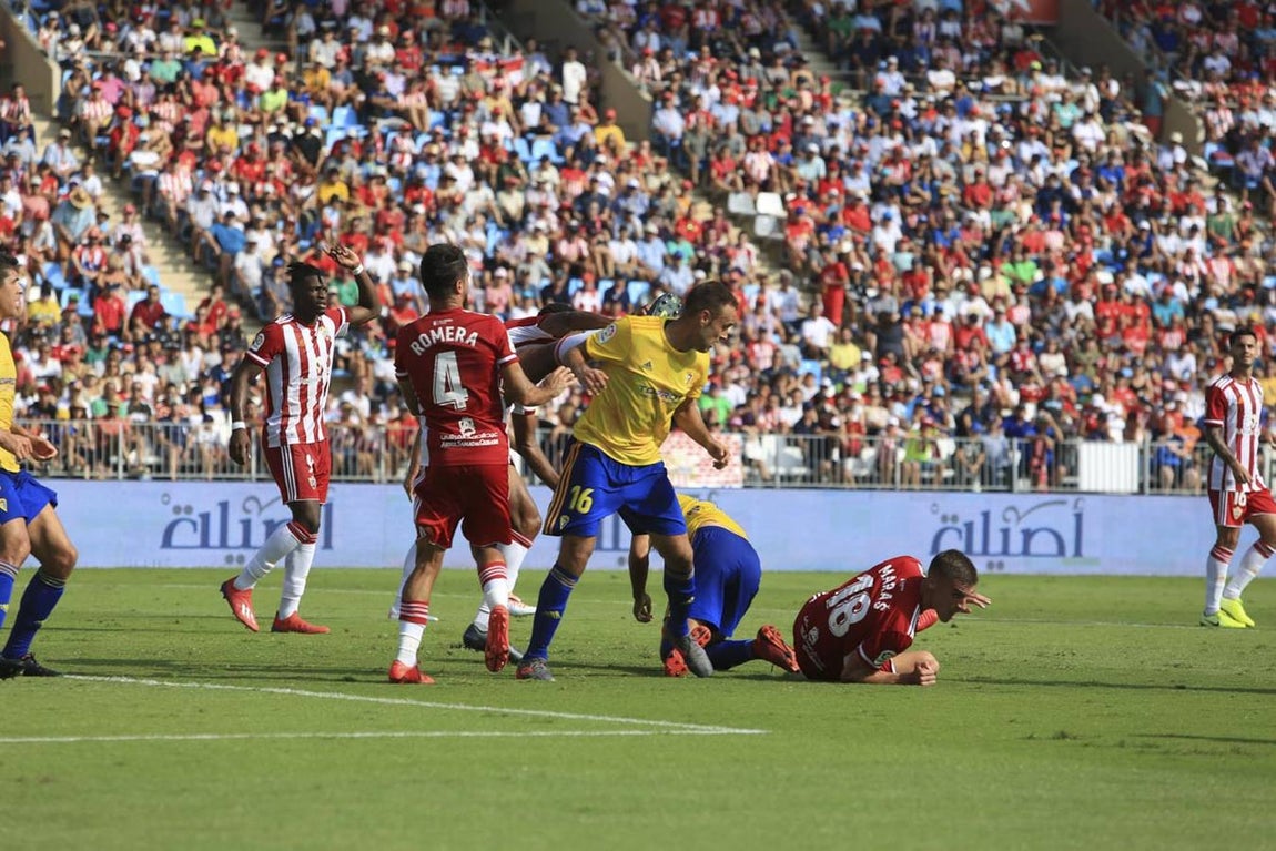 Las mejores imágenes del partido Almería-Cádiz (1-2)