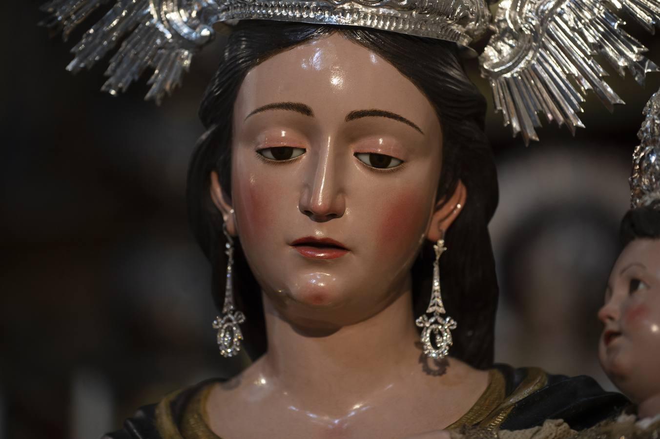 La Virgen del Rosario de San Vicente, tras la restauración