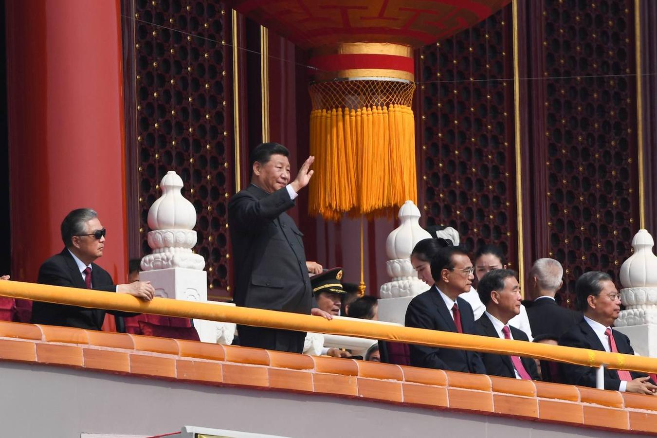 El presidente chino, Xi Jinping, durante la celebración. 