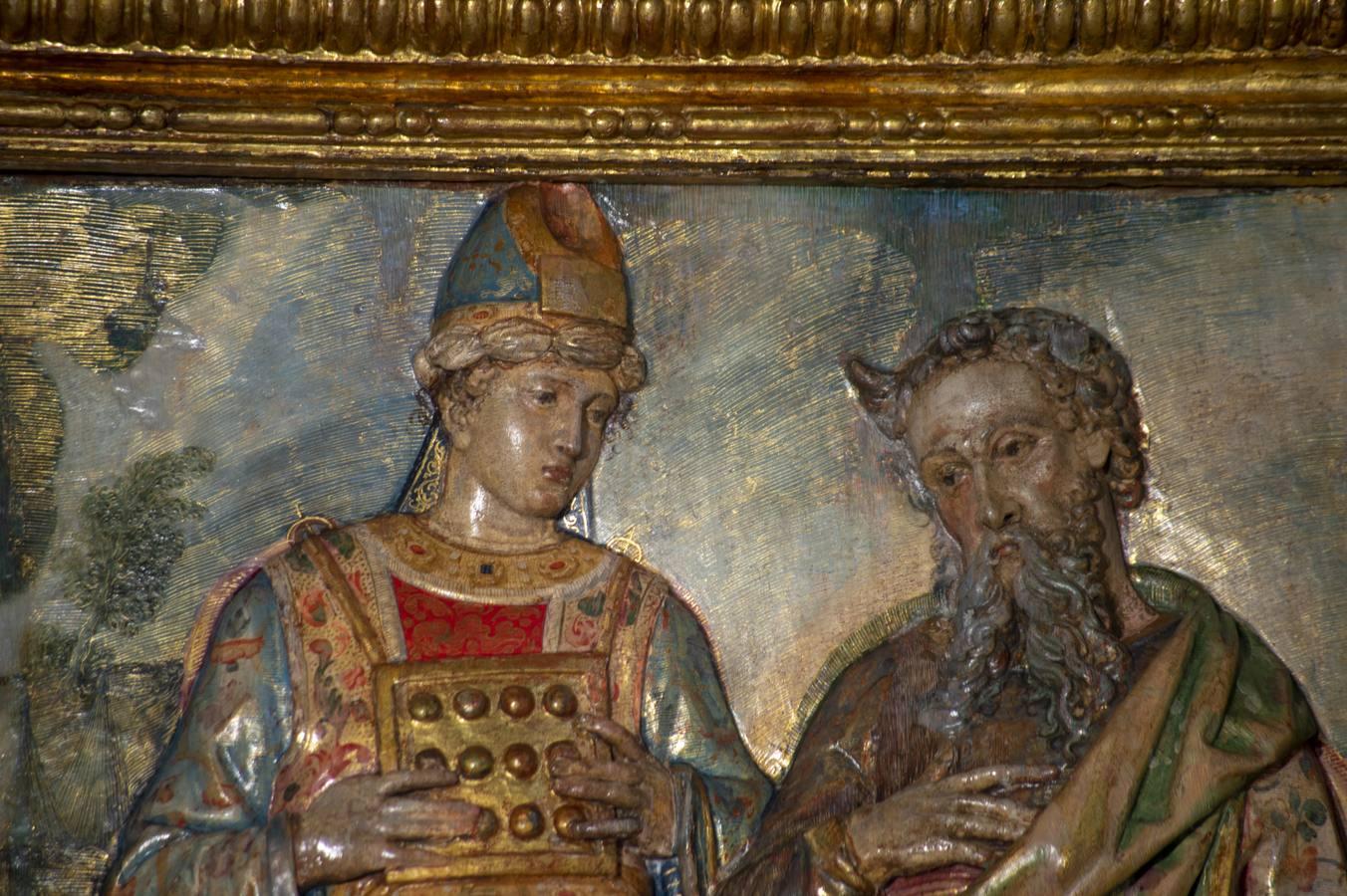 Los detalles de la restauración del retablo de los Ponce de León