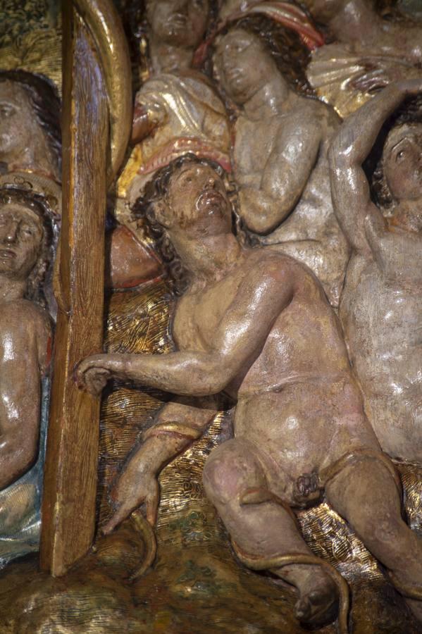 Los detalles de la restauración del retablo de los Ponce de León