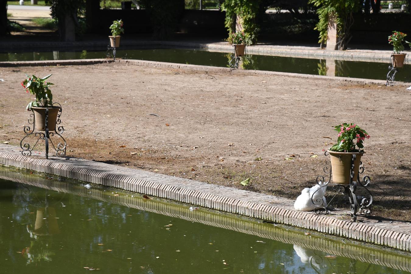 El deterioro del parque de María Luisa, en imágenes (I)