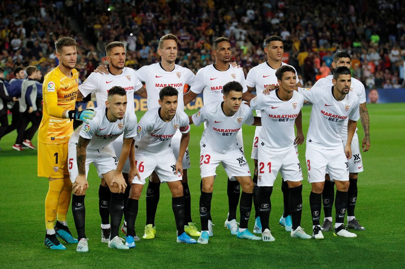 En imágenes, la derrota (4-0) del Sevilla ante el Barcelona