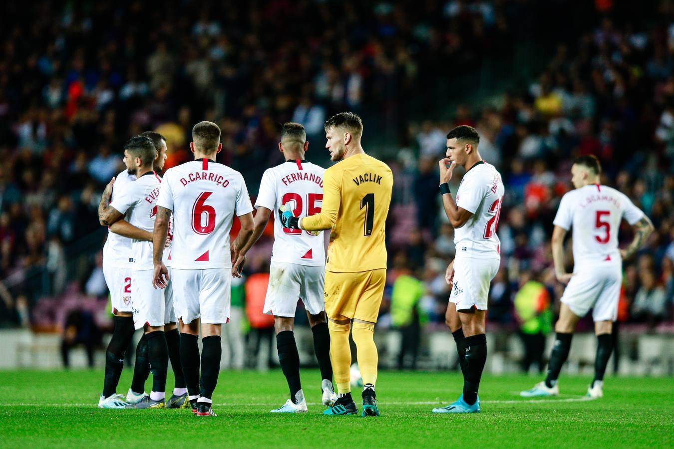 En imágenes, la derrota (4-0) del Sevilla ante el Barcelona