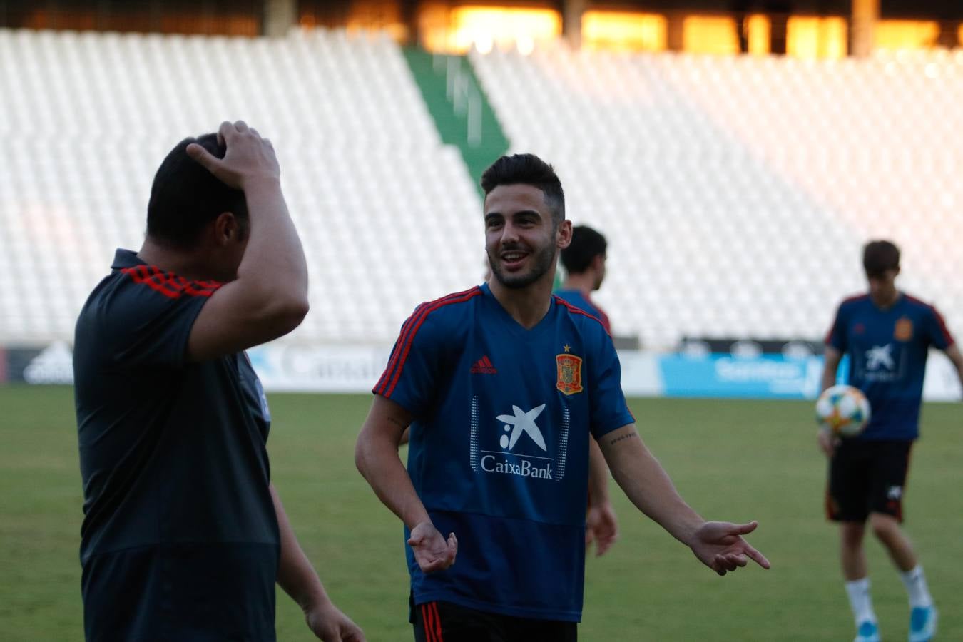 Lo mejor del entrenamiento de España sub 21 en Córdoba, en imágenes