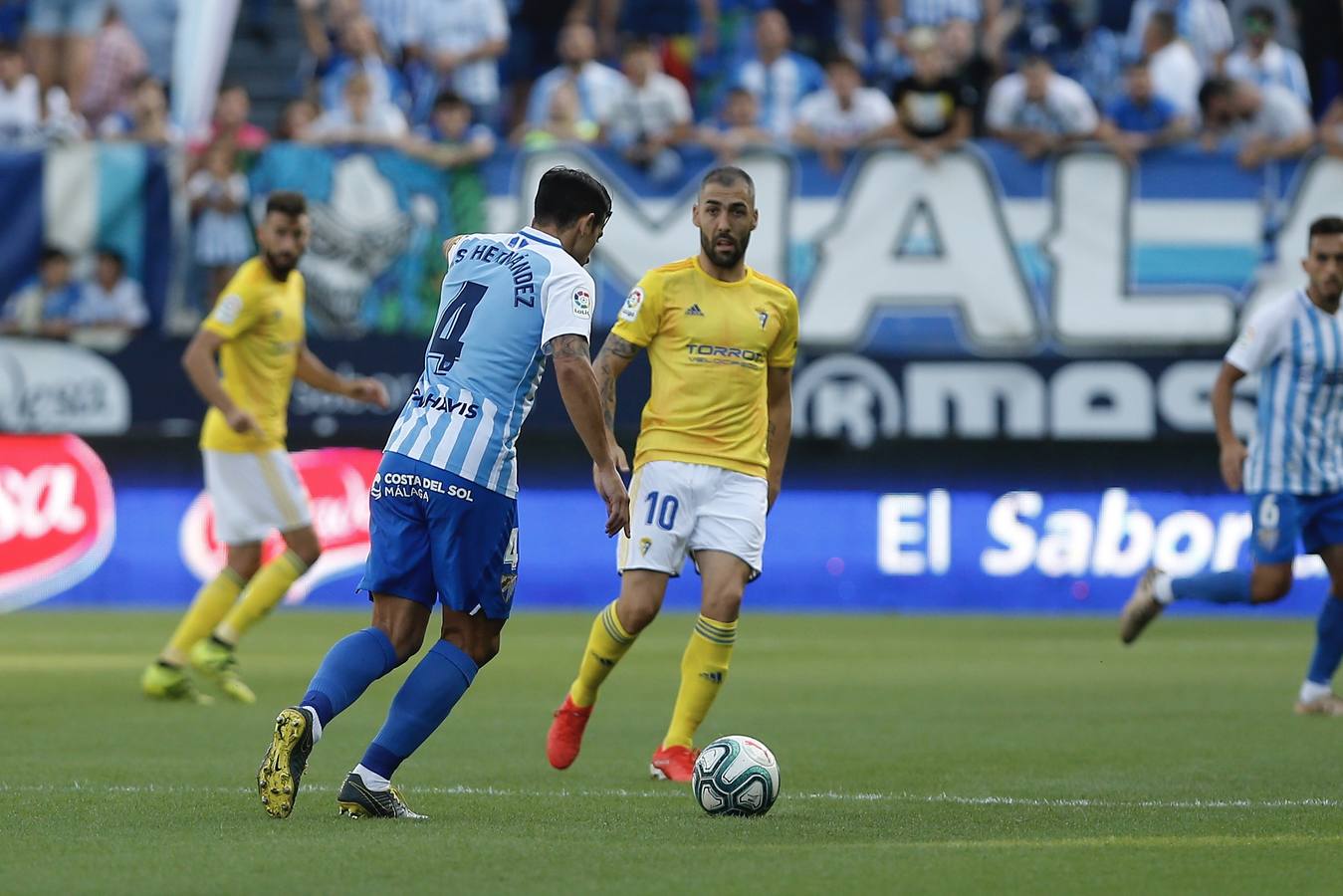 Las imágenes del Málaga - Cádiz