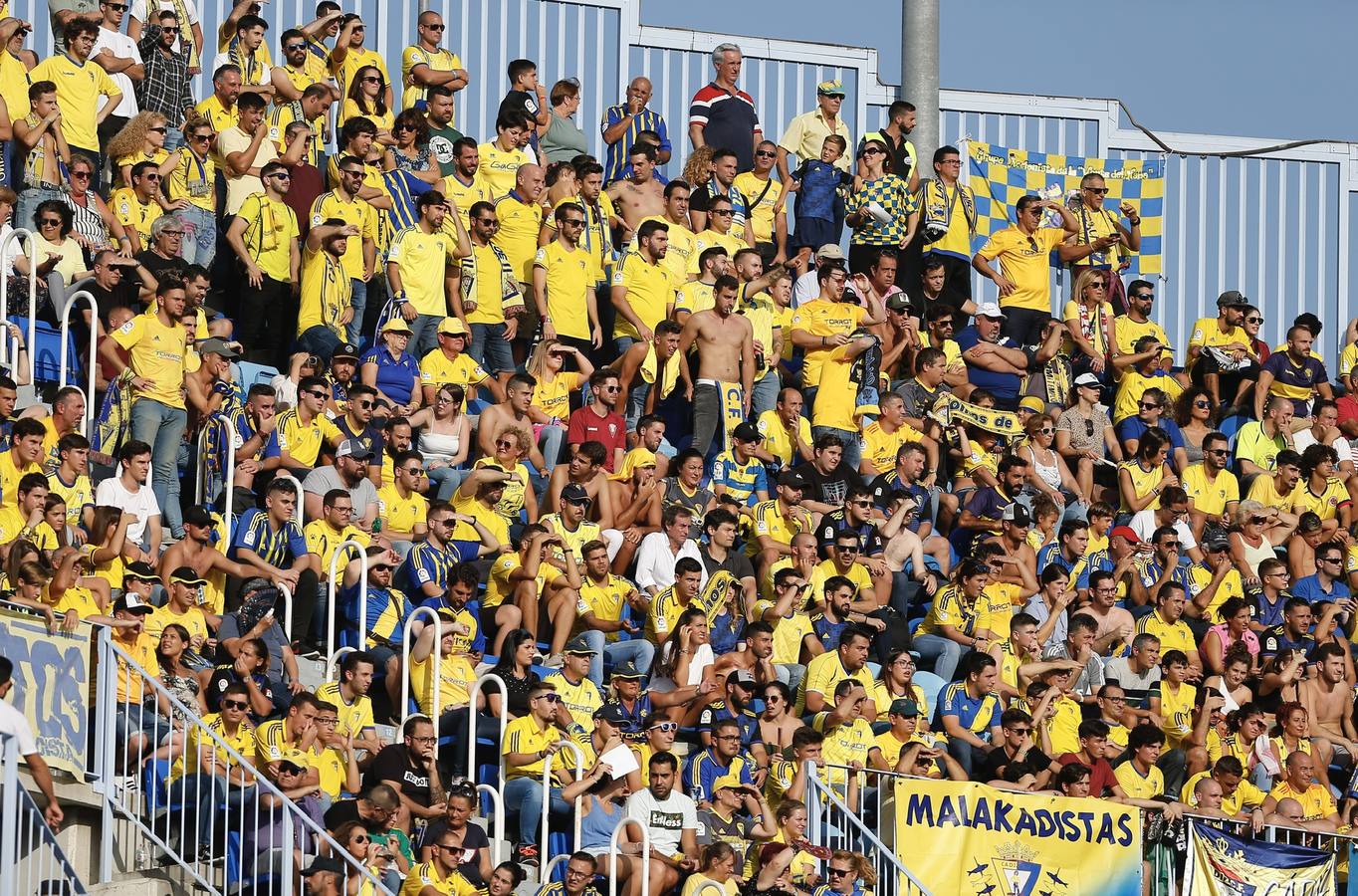 Las imágenes del Málaga - Cádiz