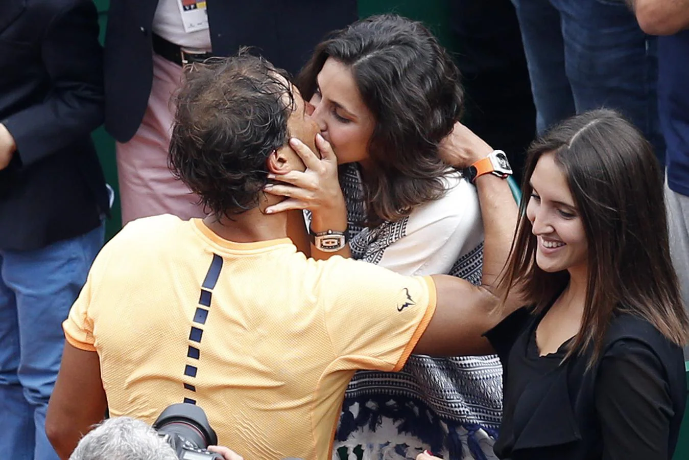 Una de las pocas veces que dejaron su discreción a un lado, fue con el beso que se dieron en 2016 en la ATP Masters de Mónaco. Una imagen que quedará para el recuerdo, como el beso de Íker Casillas y Sara Carbonero. 