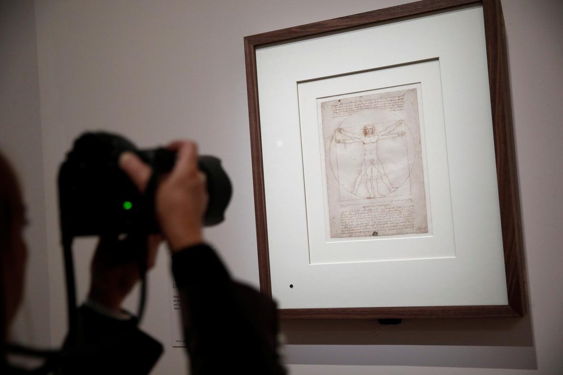 «El Hombre de Vitruvio». 