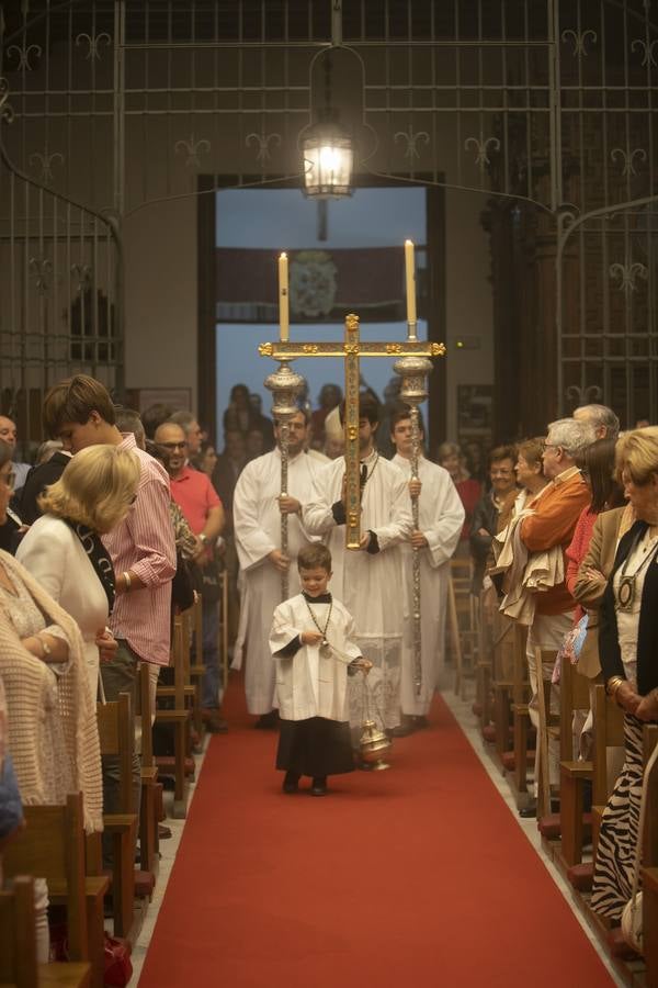 La misa por los 300 años de la Virgen de los Dolores de Córdoba, en imágenes