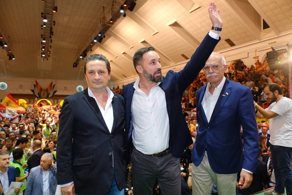 FOTOS: Lleno absoluto en el mitin de Santiago Abascal en Jerez