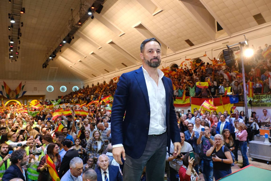FOTOS: Lleno absoluto en el mitin de Santiago Abascal en Jerez
